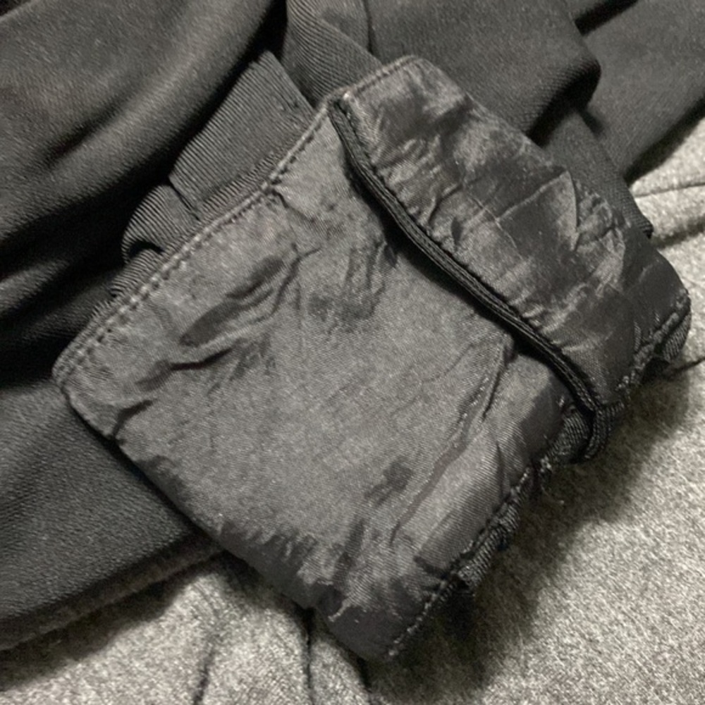 Black Long Sleeve Moda International Wrap Dress,‎ Size 6 - Picture 6 of 6